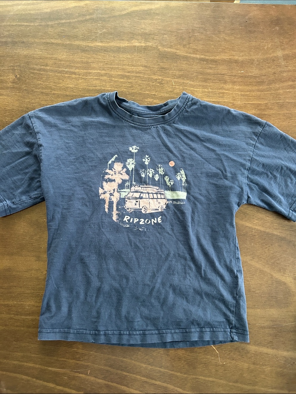 Ripzone Boys' Navy Surf Graphic Tee